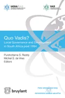 Quo Vadis ?, Local Governance and Development in South Africa post 1994