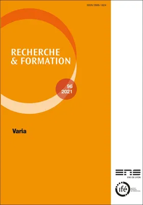 Recherche et formation, n°96/2021, Varia
