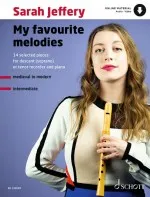 My Favourite Melodies, 14 Selected Pieces. sopranorecorder (tenorrecorder) and piano.