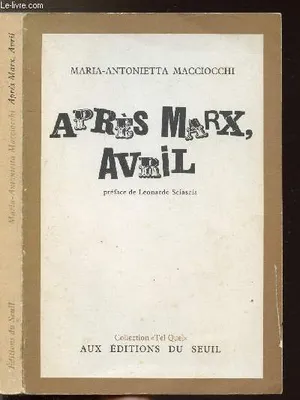 Après Marx, Avril