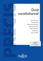 Droit constitutionnel 2022 - 24e ed.