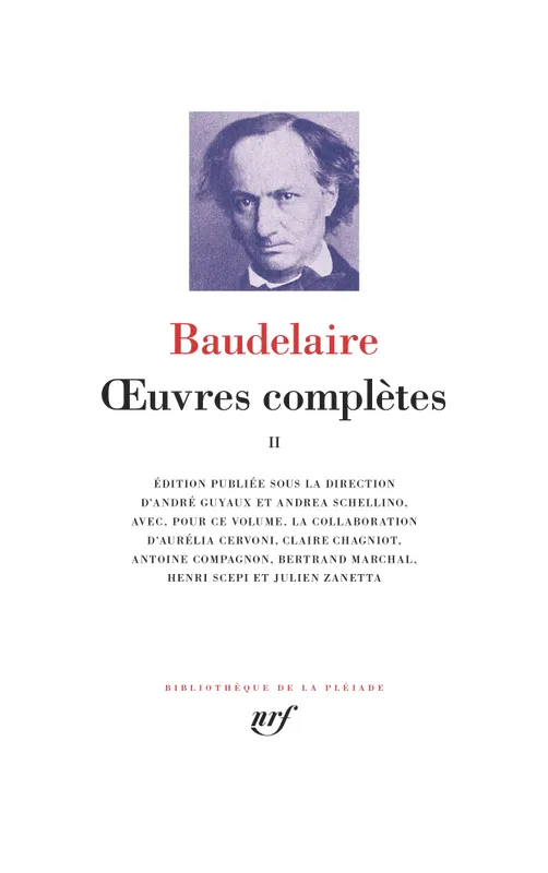 Livres Littérature et Essais littéraires Pléiade Œuvres complètes Charles Baudelaire