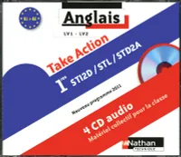 4 CD audio - Anglais - Take Action - 1res STI2D-STL-STD2A CD audio collectifs Audio