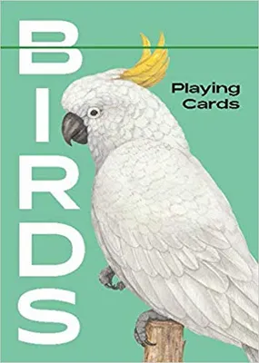 Birds Playing Cards /anglais