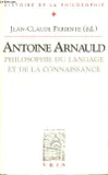 Antoine Arnauld, Philosophie du langage et de la connaissance