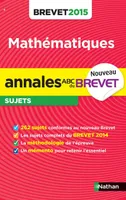 Annales ABC du BREVET 2015 Maths 3e