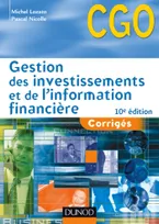 Gestion des investissements et de l'information financière - 10e éd - Corrigés, Corrigés
