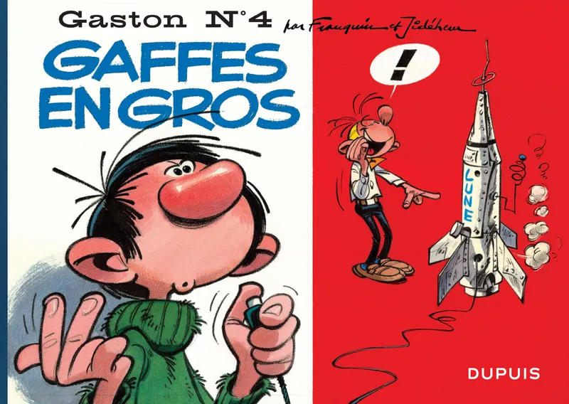 Livres BD BD adultes Gaston à l'italienne - Tome 4 - Gaffes en gros André Franquin