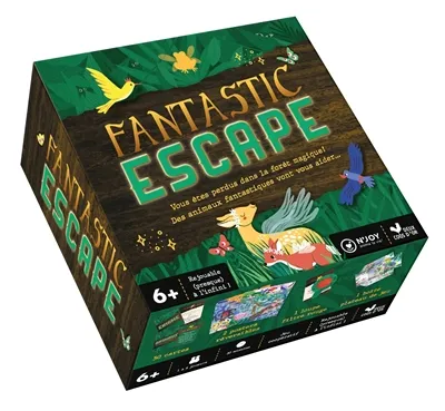 Jeux et Jouets Jeux de société Jeux coopératifs Fantastic Escape - boîte avec cartes et accessoires N'JOY