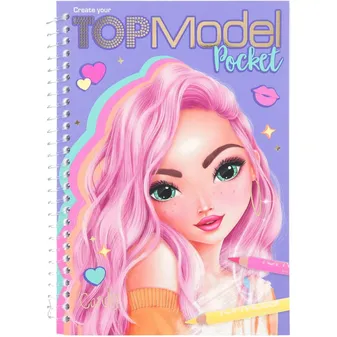 Depesche - TOPModel Album à colorier Make-up