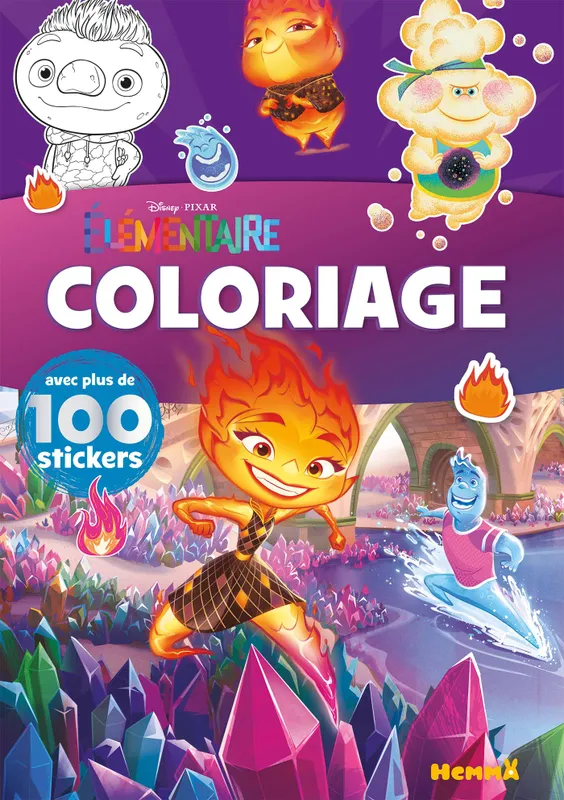 Jeux et Jouets Loisirs créatifs Coloriage Disney Pixar Elémentaire - Coloriage avec plus de 100 stickers Collectif