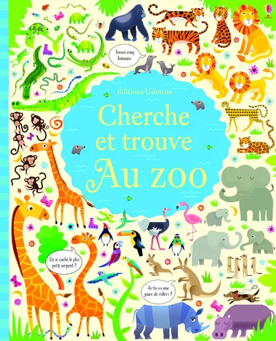 Livres Jeunesse de 3 à 6 ans Livres animés et pop-up Au zoo - Cherche et trouve Kirsteen Robson, Gareth Lucas