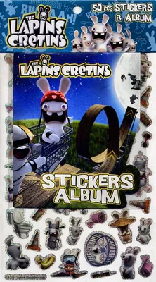 Lapin crétin N3 50 stickers + album
