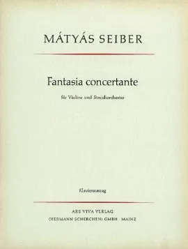 Fantasia concertante, violin and string orchestra. Réduction pour piano avec partie soliste.