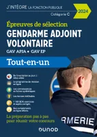 Epreuves de sélection Gendarme adjoint volontaire 2024, GAV APJA - GAV EP