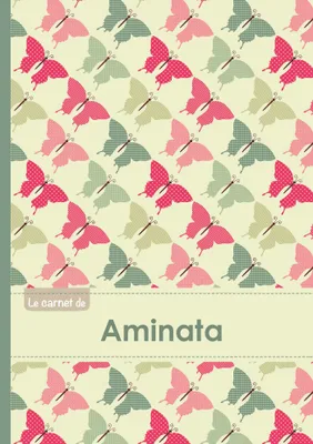 Le carnet d'Aminata - Lignes, 96p, A5 - Papillons Vintage