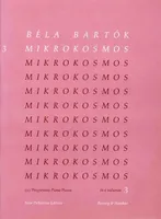 Mikrokosmos, 153 Pièces de piano progressives. Nos 67-96. Vol. 3. piano.