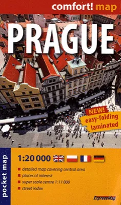 Prague (Gb)  1/20.000 (Comfort !Map, Poche)