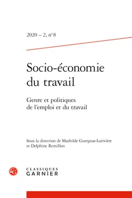 Socio-économie du travail, Genre et politiques de l'emploi et du travail