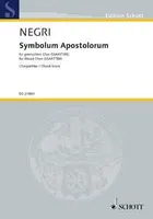 Symbolum Apostolorum, mixed choir (SSAATTBB) a cappella. Partition de chœur.