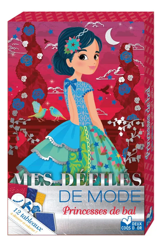 Princesses de bal - pochette avec motifs à dupliquer Axelle Delafolie