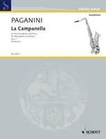La Campanella, (Version courte). op. 7. alto saxophone and piano.