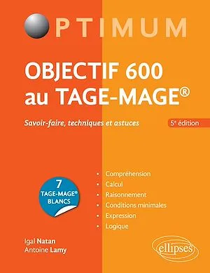 Objectif 600 au TAGE-MAGE – 5e édition