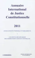 ANNUAIRE INTERNATIONAL DE JUSTICE CONSTITUTIONNELLE , VOLUME XXVII