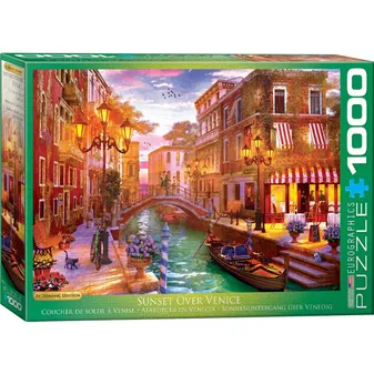 Puzzle 1000 pcs - Romance à Venise