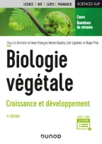 1, Biologie végétale : Croissance et développement - 4e éd., Croissance et développement