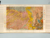 Cahors.  Carte topographique de l'Etat-Major. Carte géologique détaillée