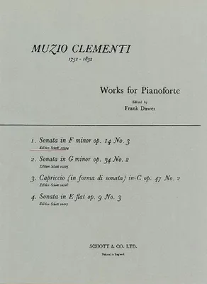 Sonata F Minor, op. 14/3. piano.