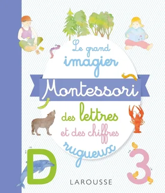 Le grand imagier Montessori lettres et chiffres rugueux