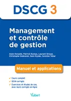 DSCG, 3, Management et contrôle de gestion, Manuel et applications