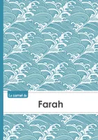 Le carnet de Farah - Lignes, 96p, A5 - Vague Japonaise