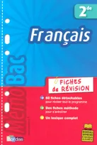 MémoBac  Fiches de révision  Français 2nde