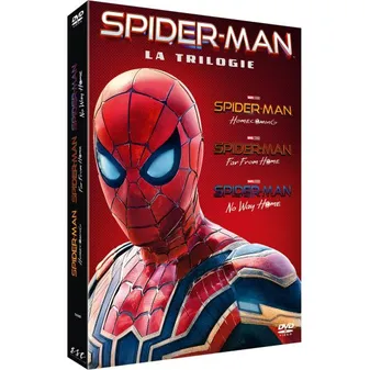 Coffret Spider-Man : Homecoming + Far from Home + No Way Home - DVD