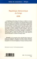 République démocratique du Congo, 2008