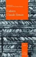Cahiers Claude Simon, n°6/2010