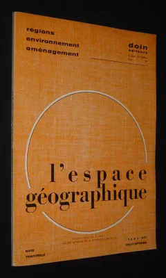 L'Espace géographique (T.II, n°3, juillet - septembre 1973) : Le Paysage et son concept