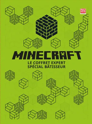 Minecraft - Le coffret expert spécial bâtisseur, Trois livres, un poster et un accroche-porte
