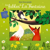 Mon livre-puzzle, Les fables de La Fontaine - 5 puzzles, 12 pièces