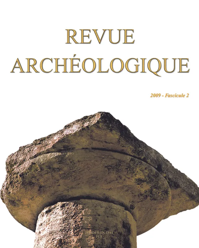 Revue archéologique 2009 n° 2 Collectif