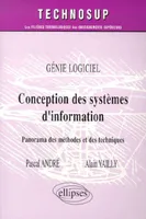 Conception des systèmes d'information - Génie logiciel - Niveau B, panorama des méthodes et des techniques