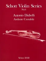 Andante cantabile, violin and piano.