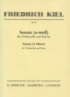 Sonata in A Minor, op. 52. cello and piano.