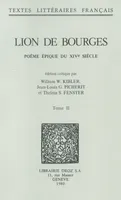 Lion de Bourges, Poème épique du XIVe siècle