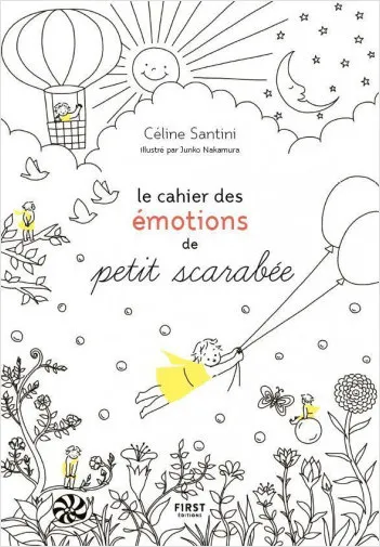 Livres Jeunesse Loisirs et activités Le cahier des émotions de Petit scarabée Céline Santini