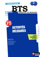 ACTIVITES DELEGUEES F5 BTS 2EME ANNEE - BTS ASSISTANT MANAGER - LES FINALITES - ACTIVITES PROF SYNTH