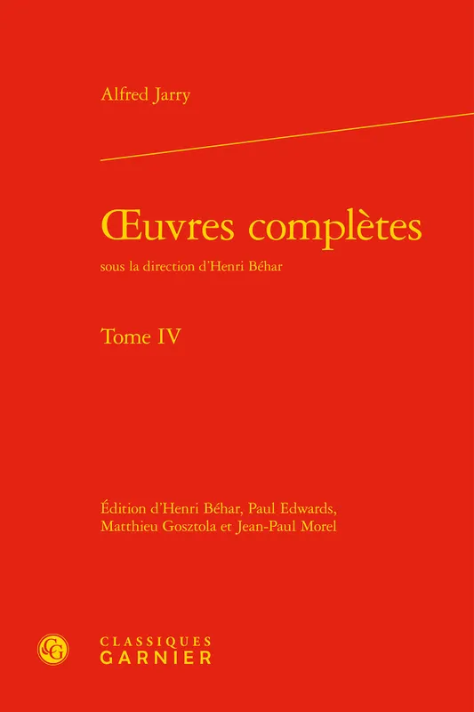 4, oeuvres complètes Alfred Jarry